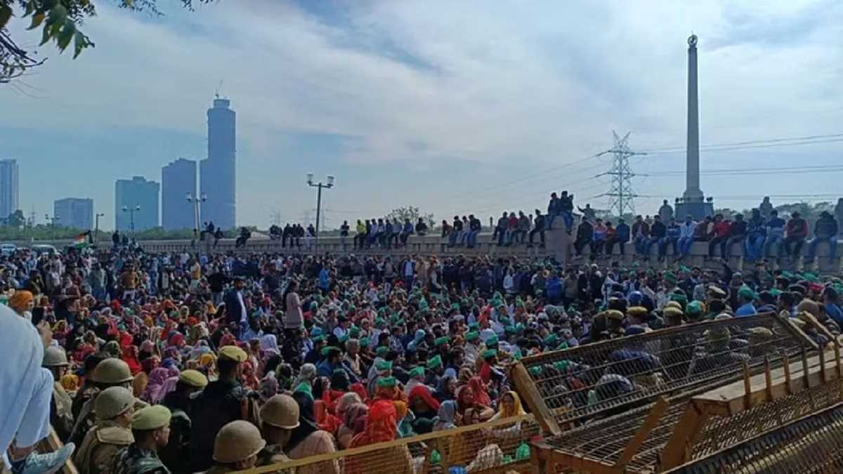 किसान आंदोलन : बॉर्डर पर पुलिस, स्थित सामान्य, नही मिला रहा सभी संगठनों का साथ